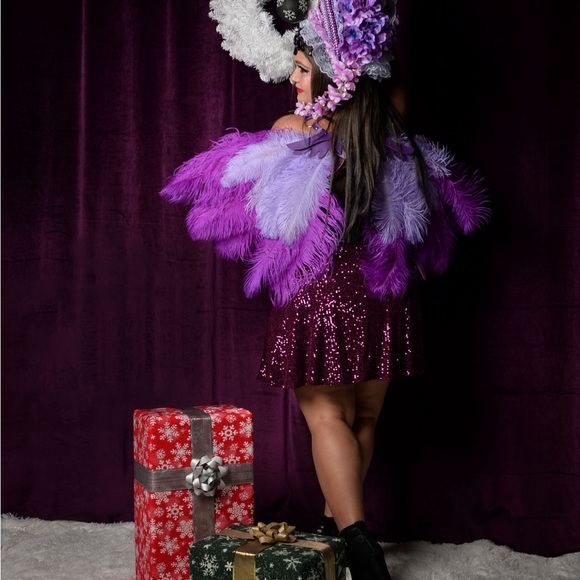 Ostrich feather wings - Picture 4 of 4